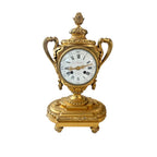 18th-Century Louis XVI Gilt Bronze Urn Mantel Clock by Le Faucheur, Paris