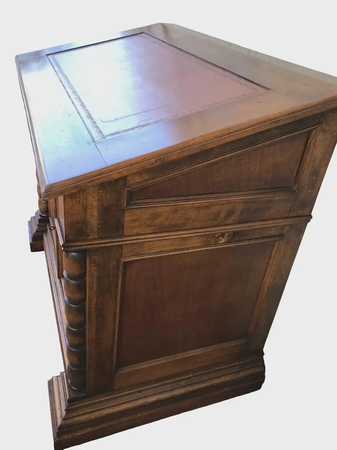19th-Century European Slant-Front Lectern Desk in Chestnut or Oak