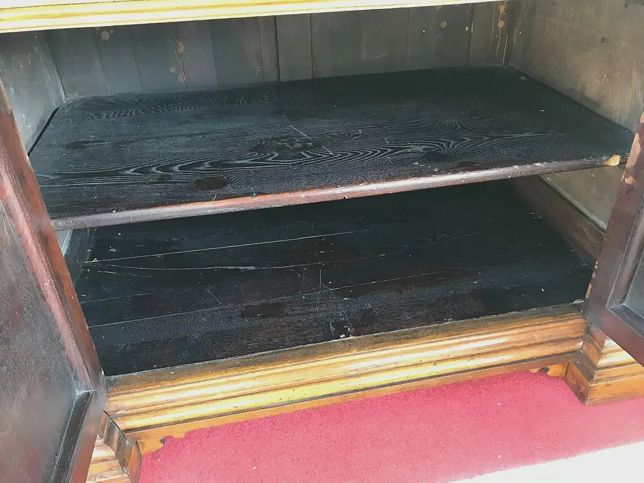 19th-Century European Slant-Front Lectern Desk in Chestnut or Oak
