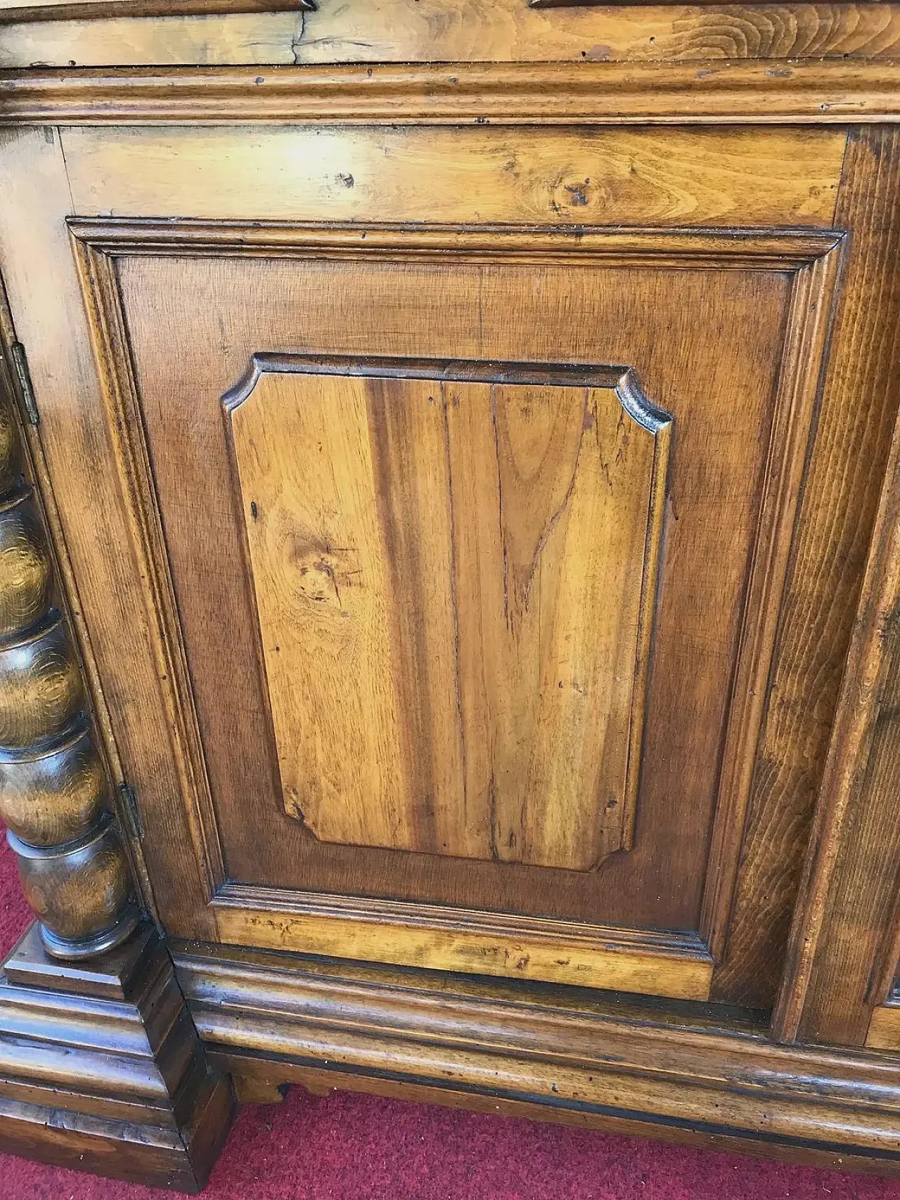 19th-Century European Slant-Front Lectern Desk in Chestnut or Oak