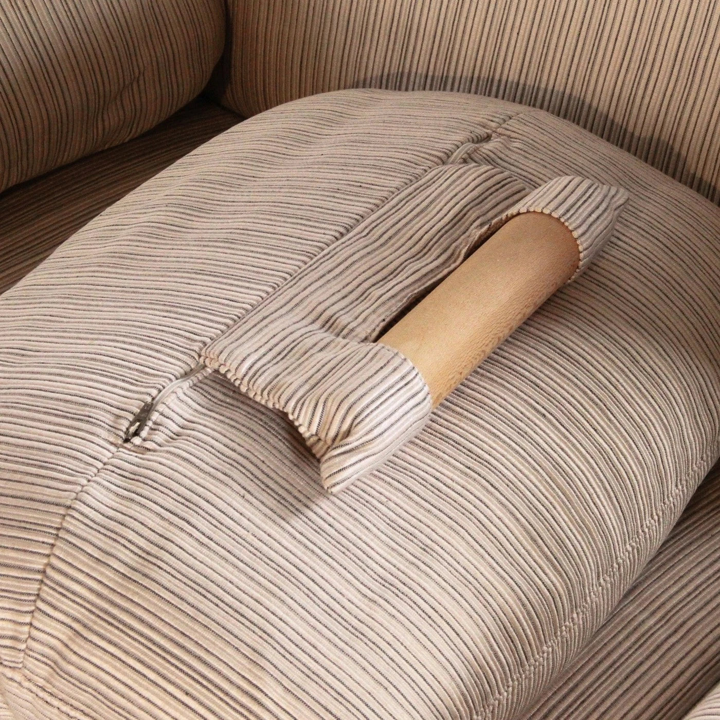 1970s Vitelli & Ammannati Lounge Chairs for Brunati, Italy – Pair of Sculptural Modernist Armchairs