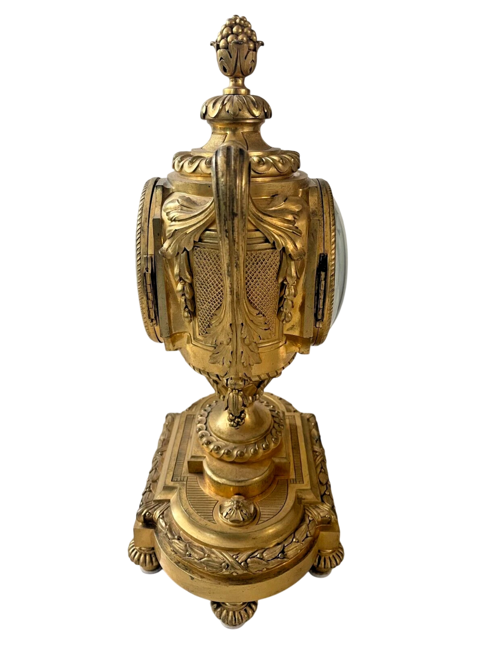 18th-Century Louis XVI Gilt Bronze Urn Mantel Clock by Le Faucheur, Paris